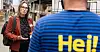 Trine Lise Sundnes på bedriftsbesøk hos Ikea under valgkampen for fire år sia.
