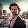 FAKE FOTO: Pawel (35) er finansrådgiver og bor i Bodø.Dette bildet er ikke ekte, men laget av KI-tjenesten Midjourney.