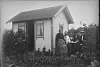 PIONERER PÅ RODELØKKA: Bildet viser noen av de første kolonistene på Rodeløkka på begynnelsen av 1900-tallet.
