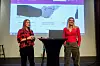 NYTT VERKTØY: HK-leder Trine Lise Sundnes (t.v.) og Virke-direktør Inger Lise Blyverket presenterte landsoverenskomsten i digital versjon under HKs konferanse for konserntillitsvalgte torsdag.
