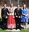 STOLT MOR: Ville hun klare ansvaret for tre unger? Siw Mæhre har bekymret seg, til ingen nytte. Her med tvillingsønnene Odin og Sivert og dattera Ingrid.