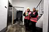 I nederste etasje var det Tina Bålerud og Eileen Holtet som møtte folk velkommen på morgenkvisten onsdag.