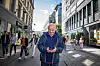 TARIFFAVTALE GO: Jeg håper folk ser seg for i trafikken når de bruker appen vår, flirer HK-nestleder Bjørn Mietinen.