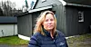 KJØKKENKONTORET: Det går fort å gjøre kontor om til kjøkkenbord og visa versa for Rita Sjøblom, reiserådgiver Berg-Hansen.