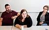 HAR KRAVENE KLARE: – Det handler om en lønn å leve av og ei arbeidstid å leve med, oppsummerer Charlott Pedersen, leder i bransjegruppa for privat handel og service i HK region Øst. Hun får full støtte av John Thomas Suhr, leder i HK Oslo/Akershus og Trine Skaug Martinsen, nestleder i region Øst.