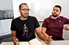 ØKTE TILLEGG:  Regionleder Fawsi Adem og fagforeningsleder John Thomas Suhr mener dagens tillegg for arbeid på natt og søndag ikke er gode nok.