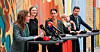 Natt til onsdag kalte de fem rgrønne partiene inn til pressekonferanse i Stortinget: Det er er enighet om statsbudsjettet for neste år.