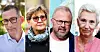 Forbundsleder Christopher Beckham i Handel og Kontor, forbundsleder Mette Nord i Fagforbundet, forbundsleder Jan Olav Andersen i El og IT-forbundet og LO-leder Peggy Hessen Følsvik.
