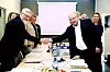 I GANG: Tor-Arne Solbakken i LO og Jan Asker i Finans Norge leder forhandlingene om nye tariffavtaler for de ansatte i finansbransjen.