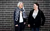 JUBLER: Karoline Småland Larsen og Renate Niva kan feire etter at lagmannsretten har slått fast at oppsigelsene av dem var ugyldige.