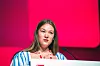 Leder av det sentrale ungdomsutvalget i Fellesforbundet, Caroline Iglebæk.
